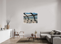 120 cm x 90 cm, Blue_Print TIME MASCHINE